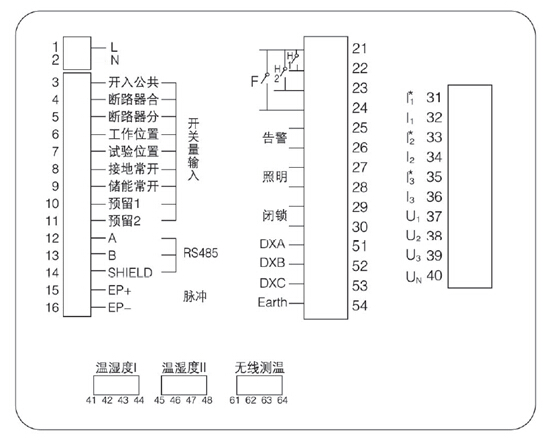 中高壓開關(guān)柜狀態(tài)綜合測控保護裝置