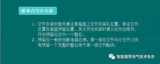 必須收集！配電箱內(nèi)部布線要求