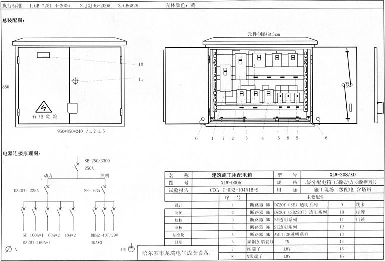 如何在施工現(xiàn)場配置臨時用電配電箱(機(jī)柜)？標(biāo)準(zhǔn)化的例子！