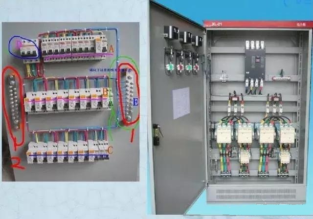 詳細說明了電氣設(shè)計中配電箱配電柜的接線圖。