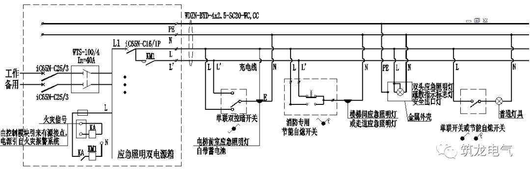 教你畫應(yīng)急照明配電箱系統(tǒng)圖！